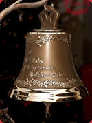 Dzwon pamiątka z rocznicy ślubu o wadze 40 kg