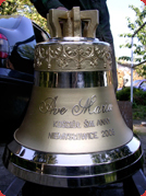 Dzwon Ave Maria o wadze 100 kg dla kościoła Św. Anny w Niemysłowicach, 2006 rok