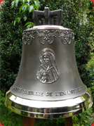 Dzwon Święta Teresa od Dzieciątka Jezus, o wadze 100 kg odlany na misję w Afryce, Togo