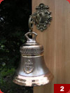 Dzwonek jachtowy z kotwicą (16cm x 16,5cm)