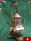 Dzwonek ozdobny z wizerunkiem  Papieża (10cm x 10,5cm)